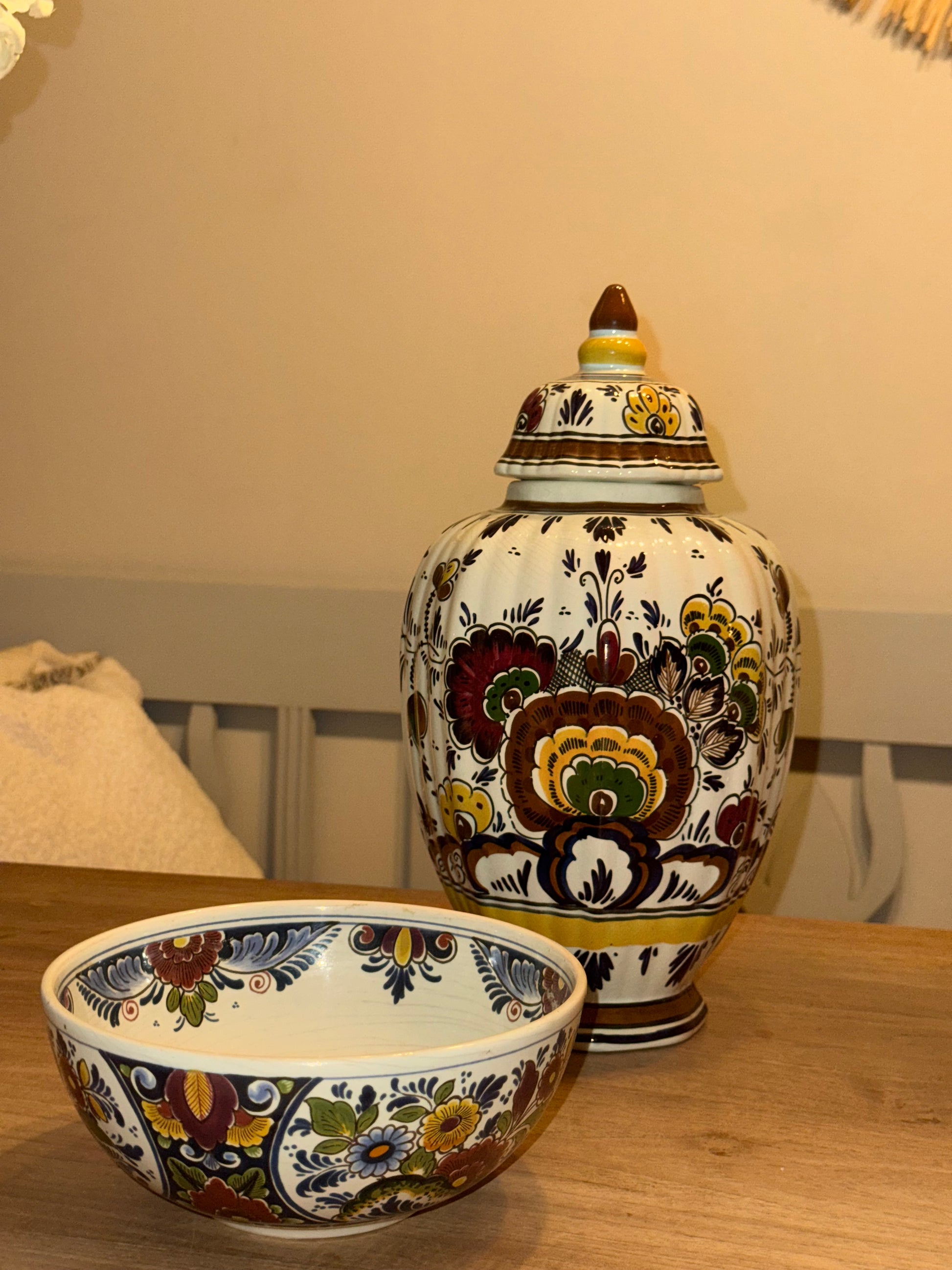 Delfts blauw vaas/pot