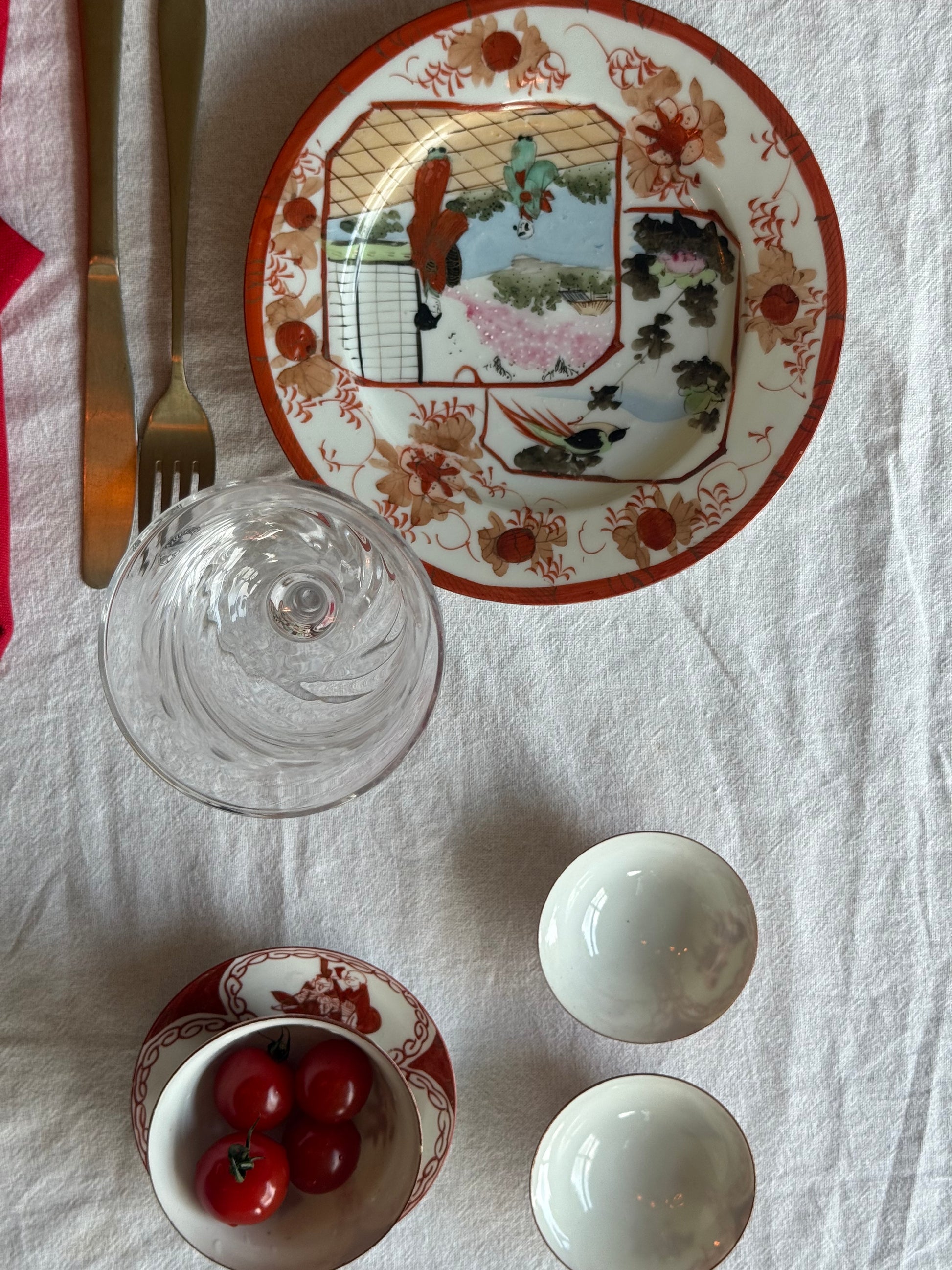 Grote wijnglazen golfeffect (4st.)