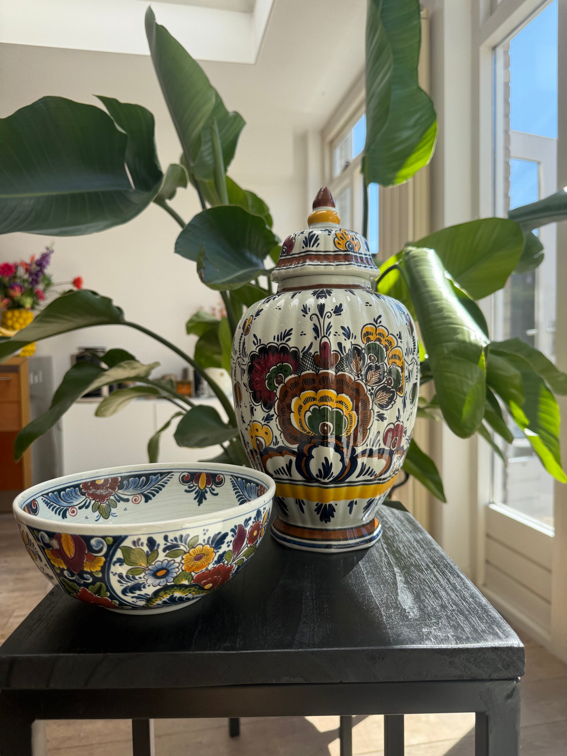 Delfts blauw vaas/pot