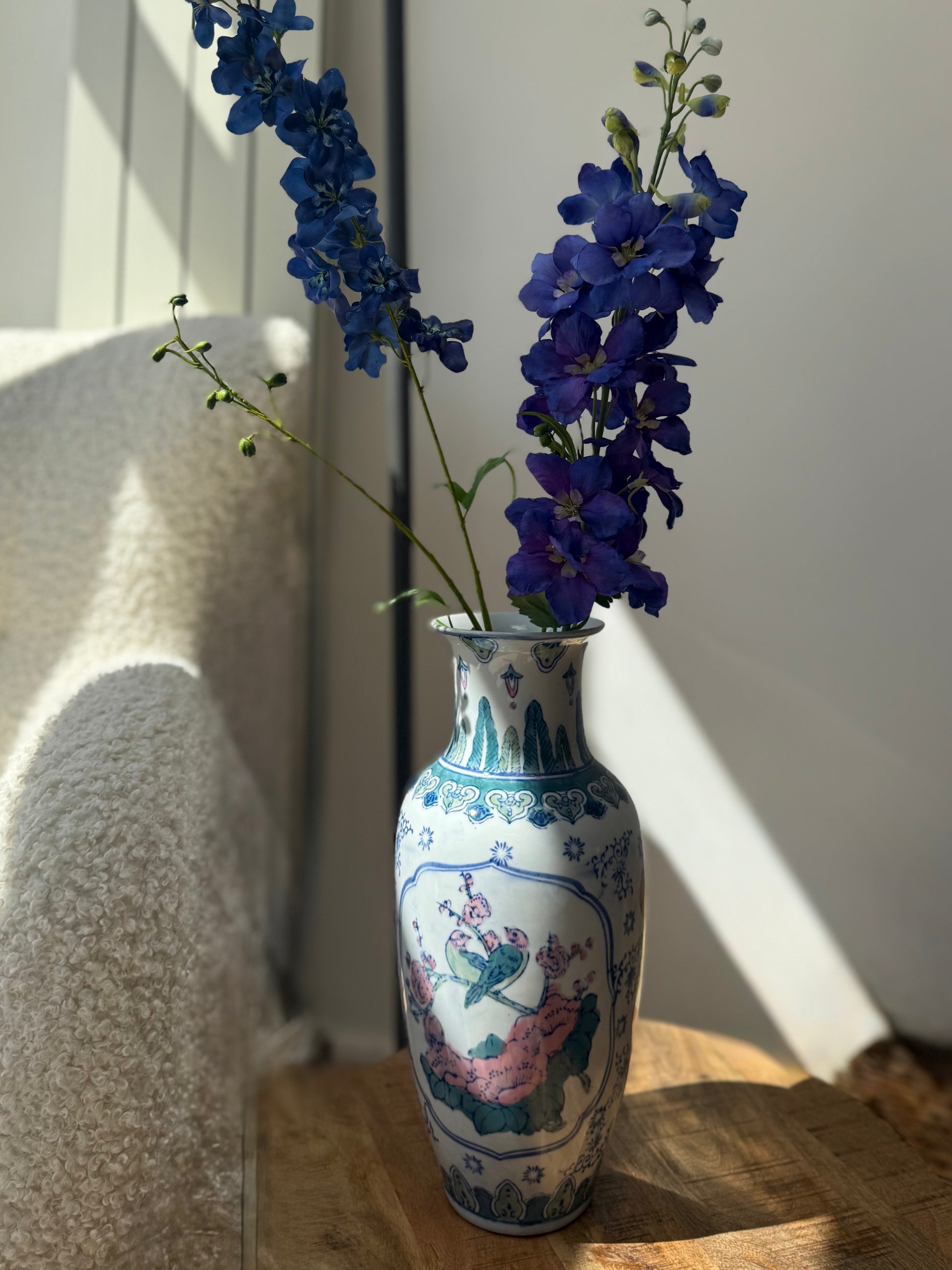 chinese vogel vaas (groot)