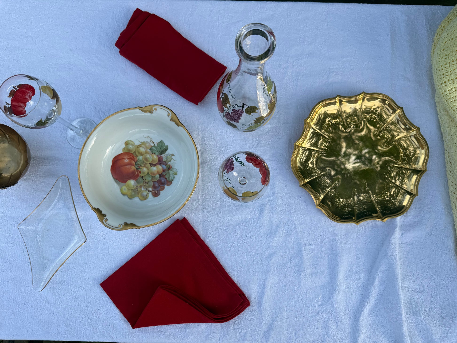 gouden schaaltje met hengsel