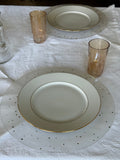 Gouden Glitter onderborden (4st)