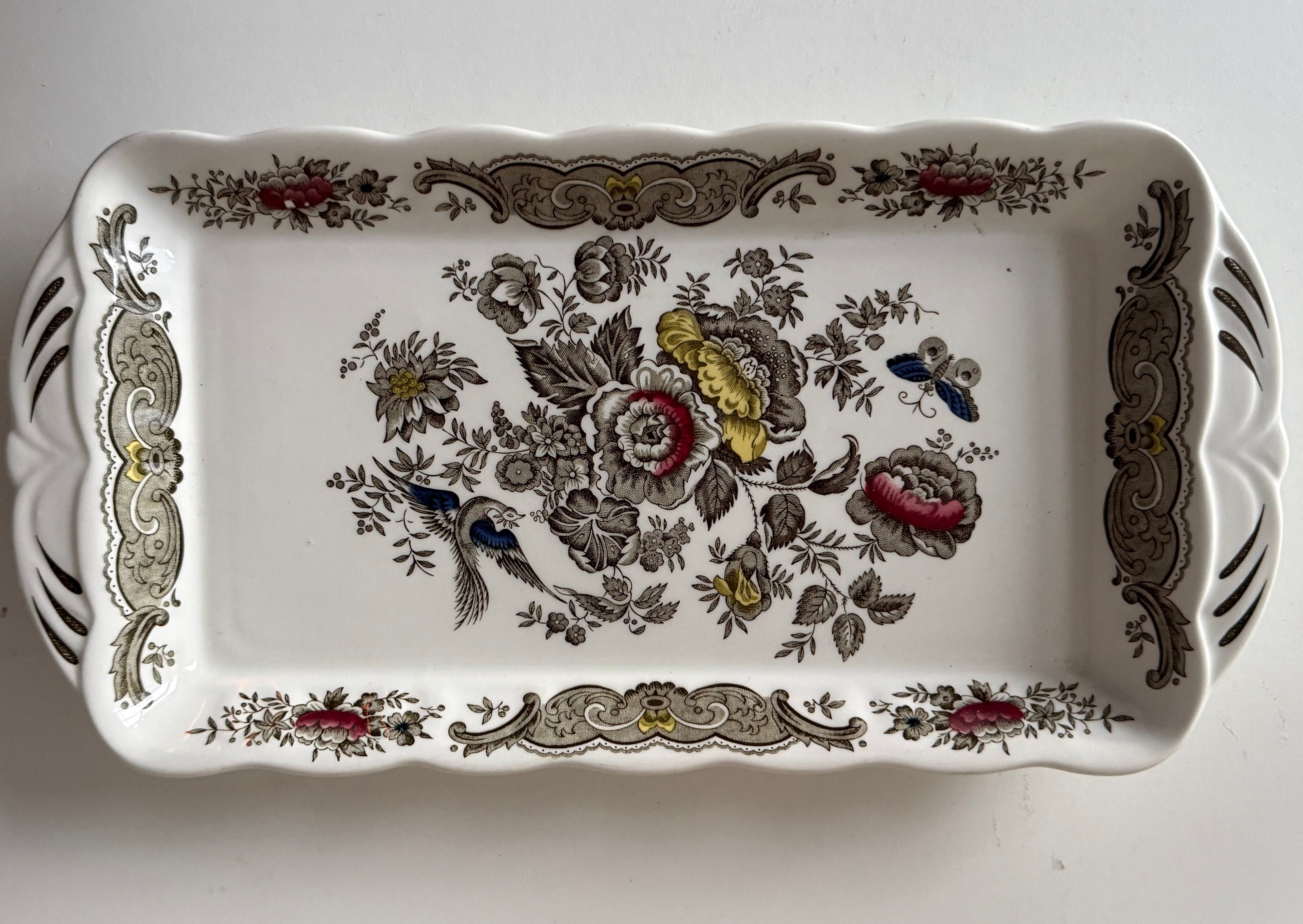 Ridgway Staffordshire England cake schaal - windsor
