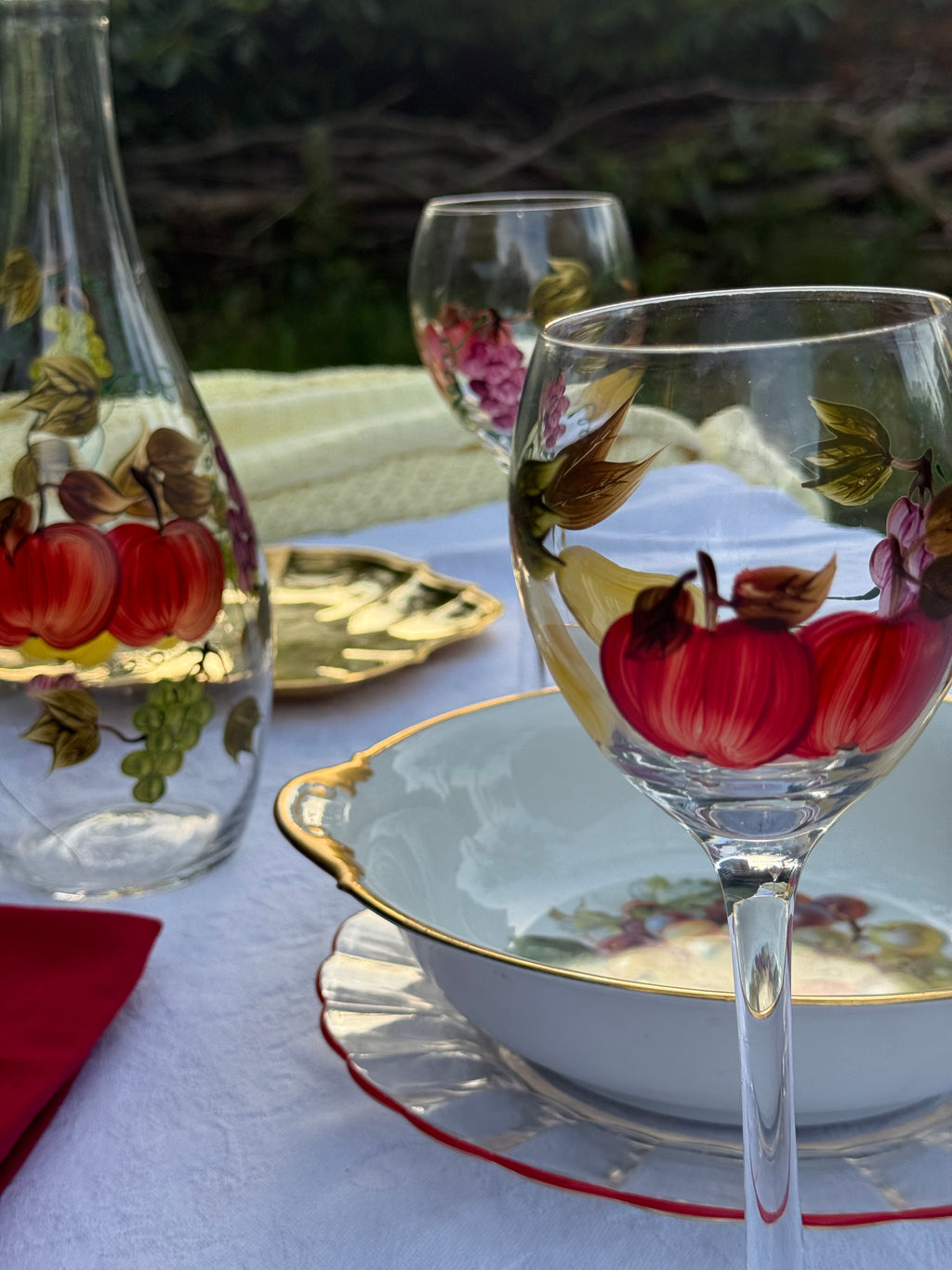 sangria set handgeschlderd