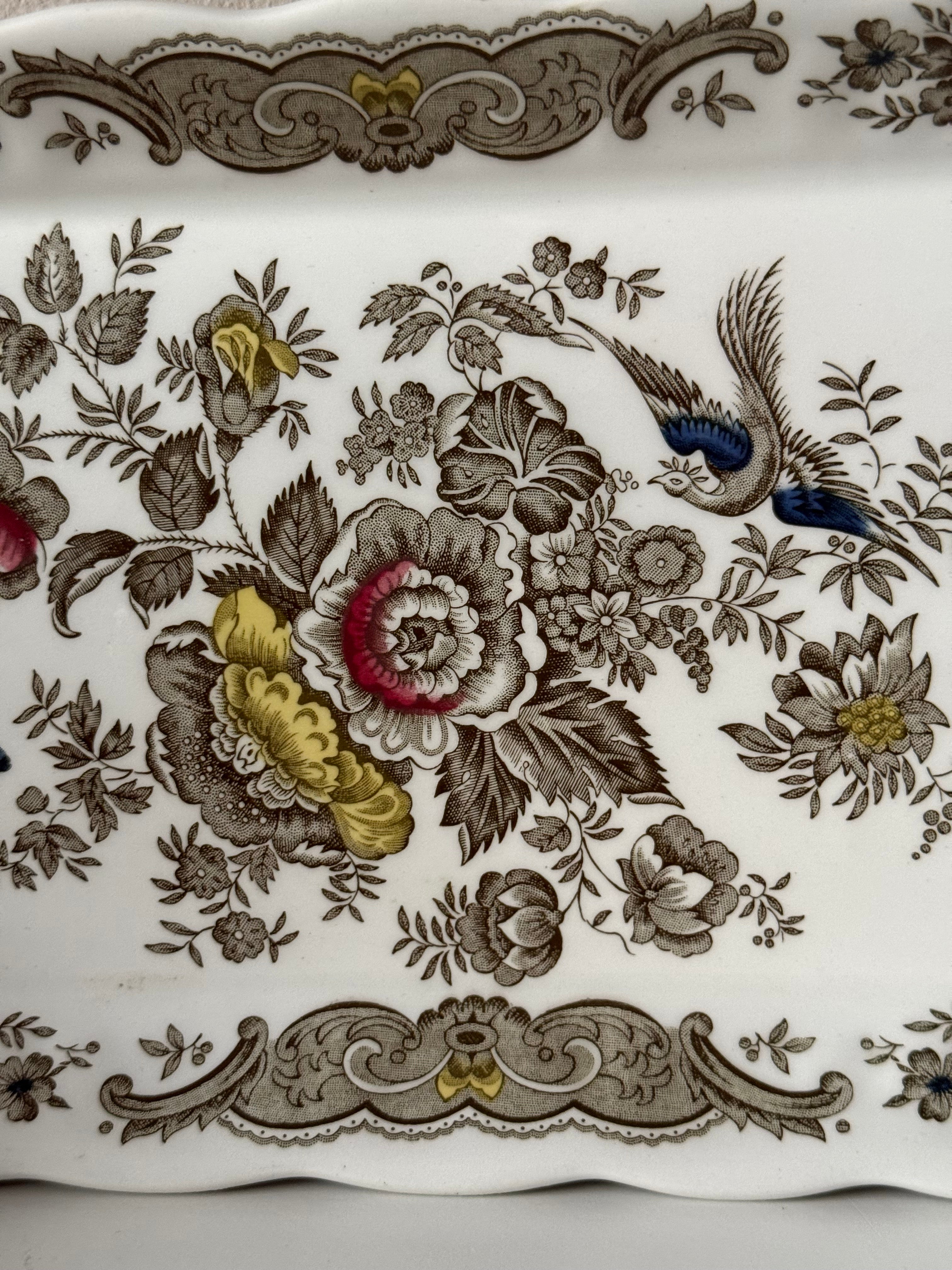 Ridgway Staffordshire England cake schaal - windsor