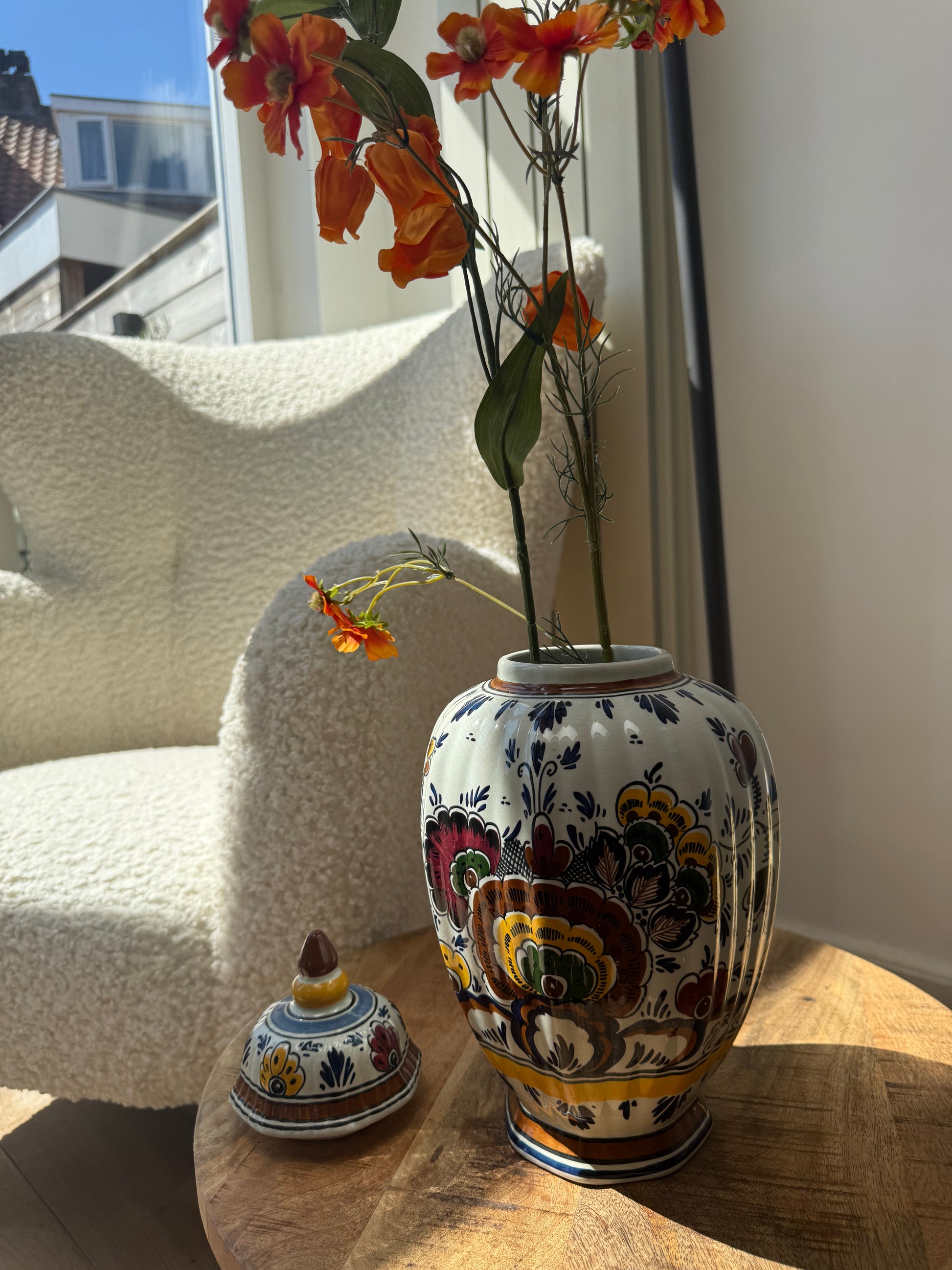 Delfts blauw vaas/pot