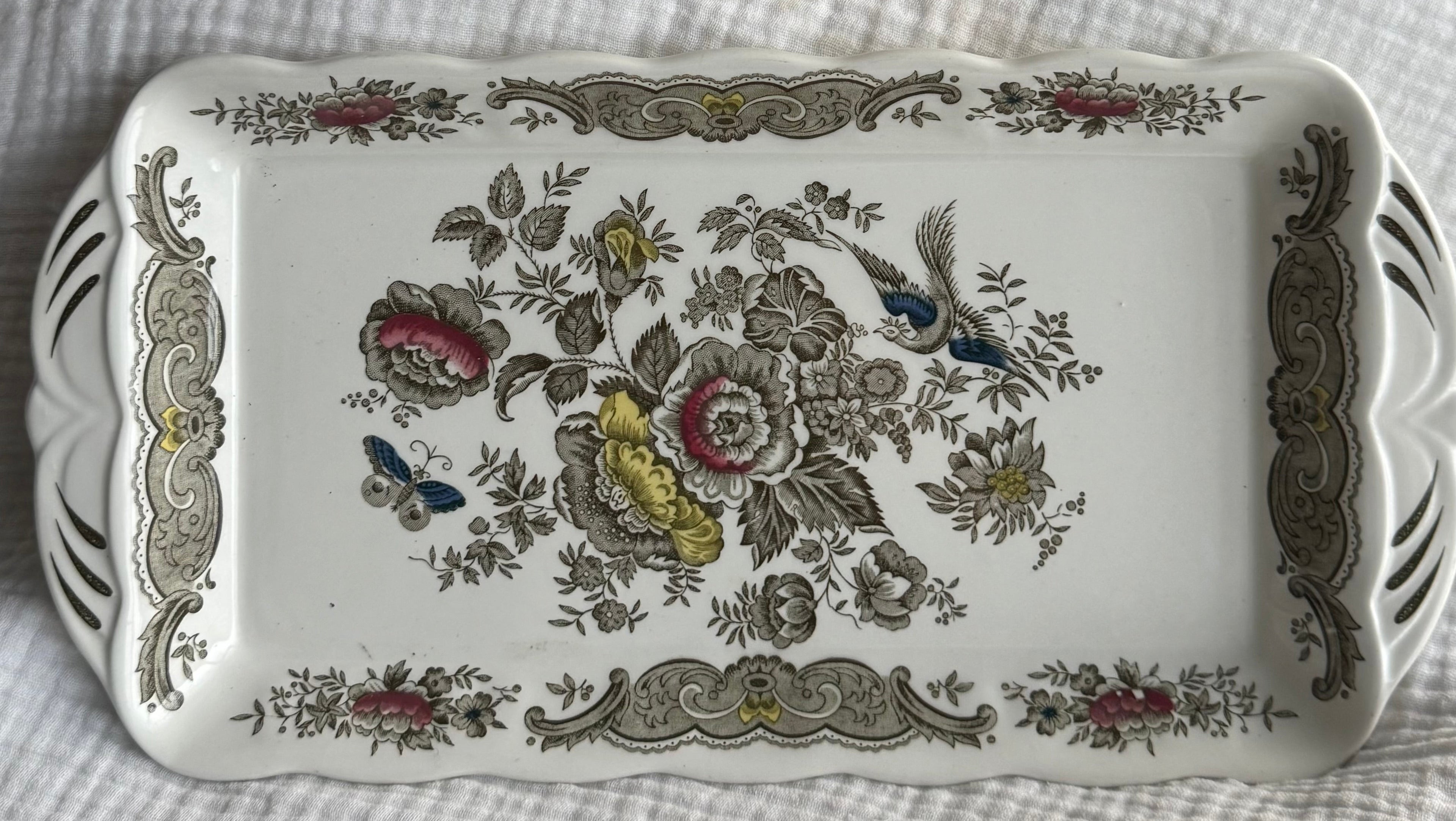 Ridgway Staffordshire England cake schaal - windsor