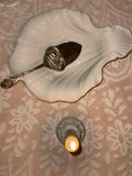 Witte schelp kom