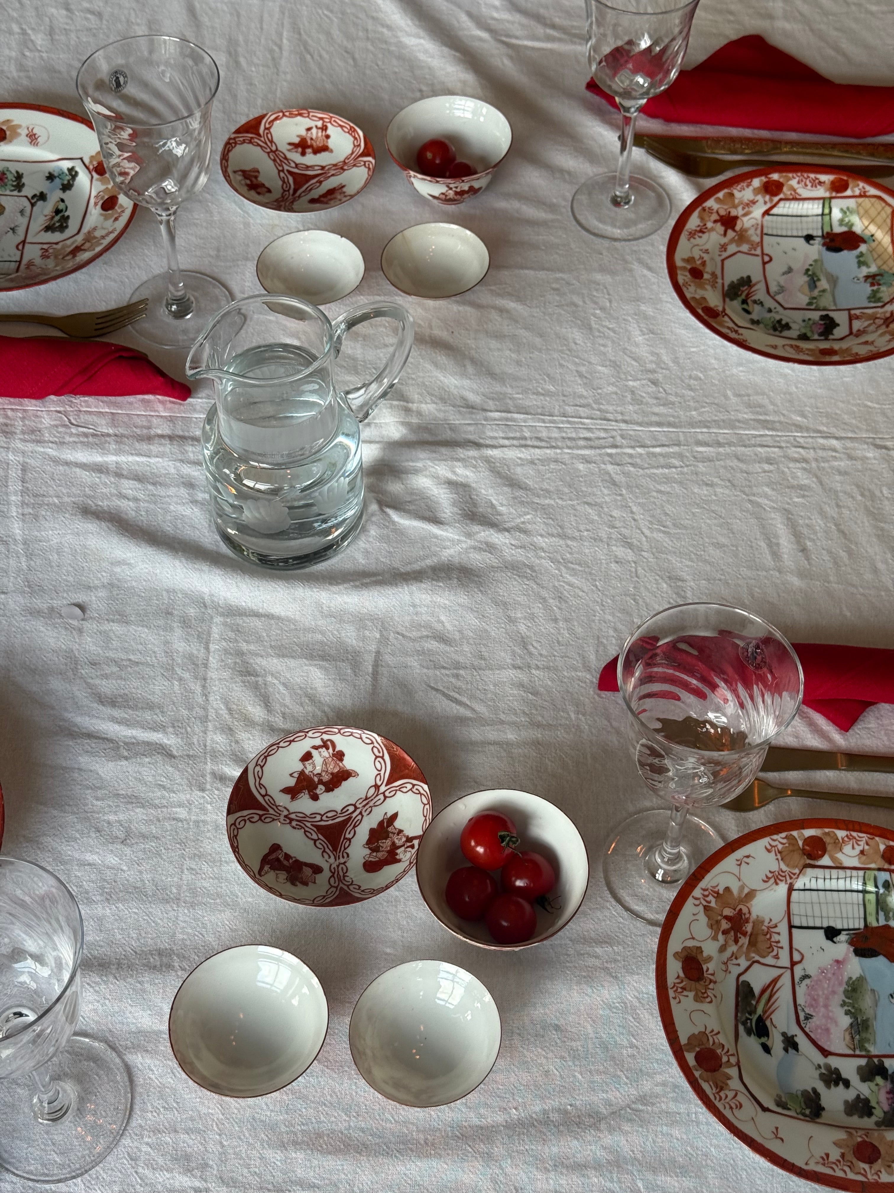 Grote wijnglazen golfeffect (4st.)