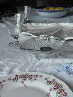 Schelp schaaltje van glas