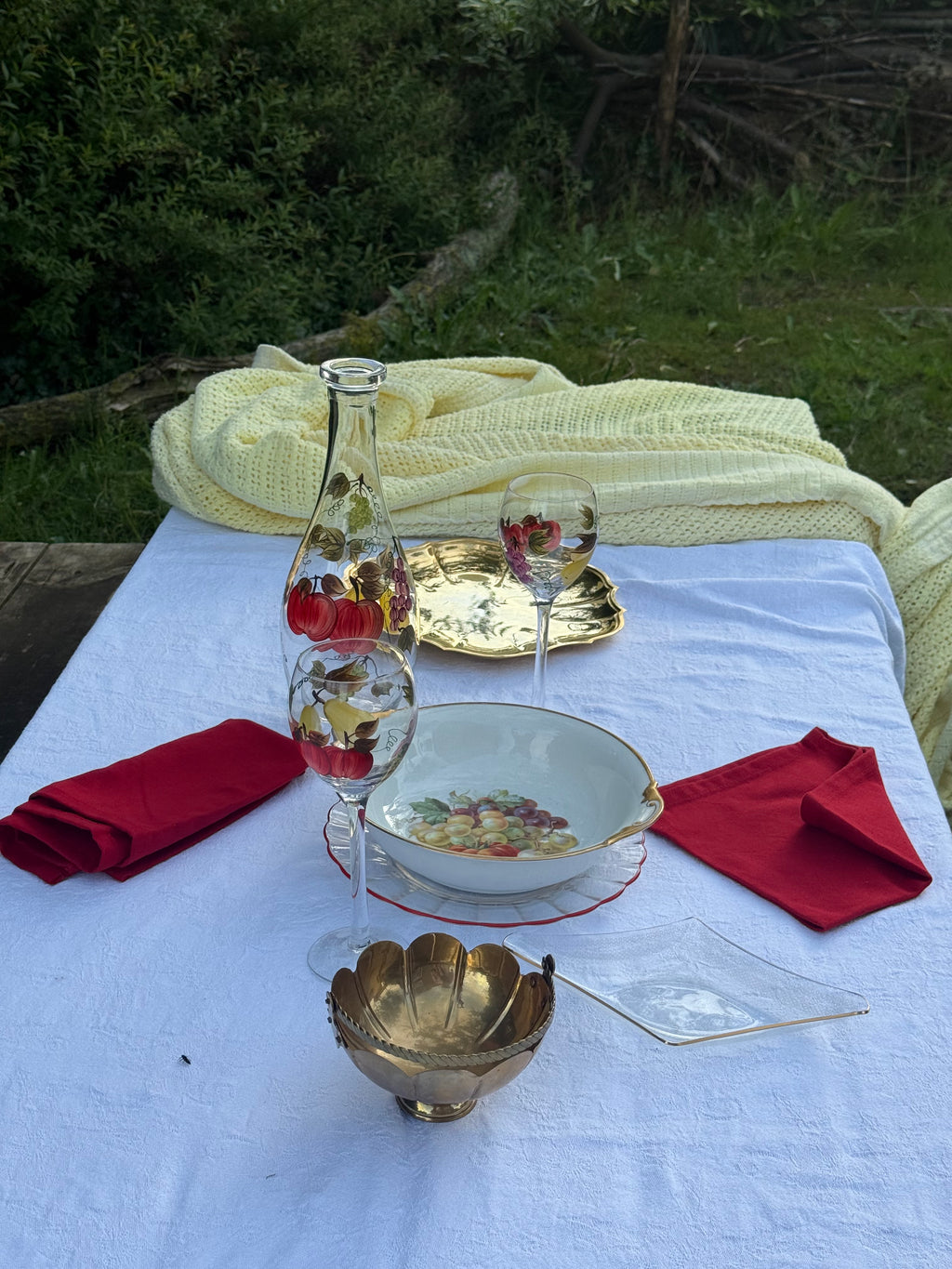 sangria set handgeschlderd