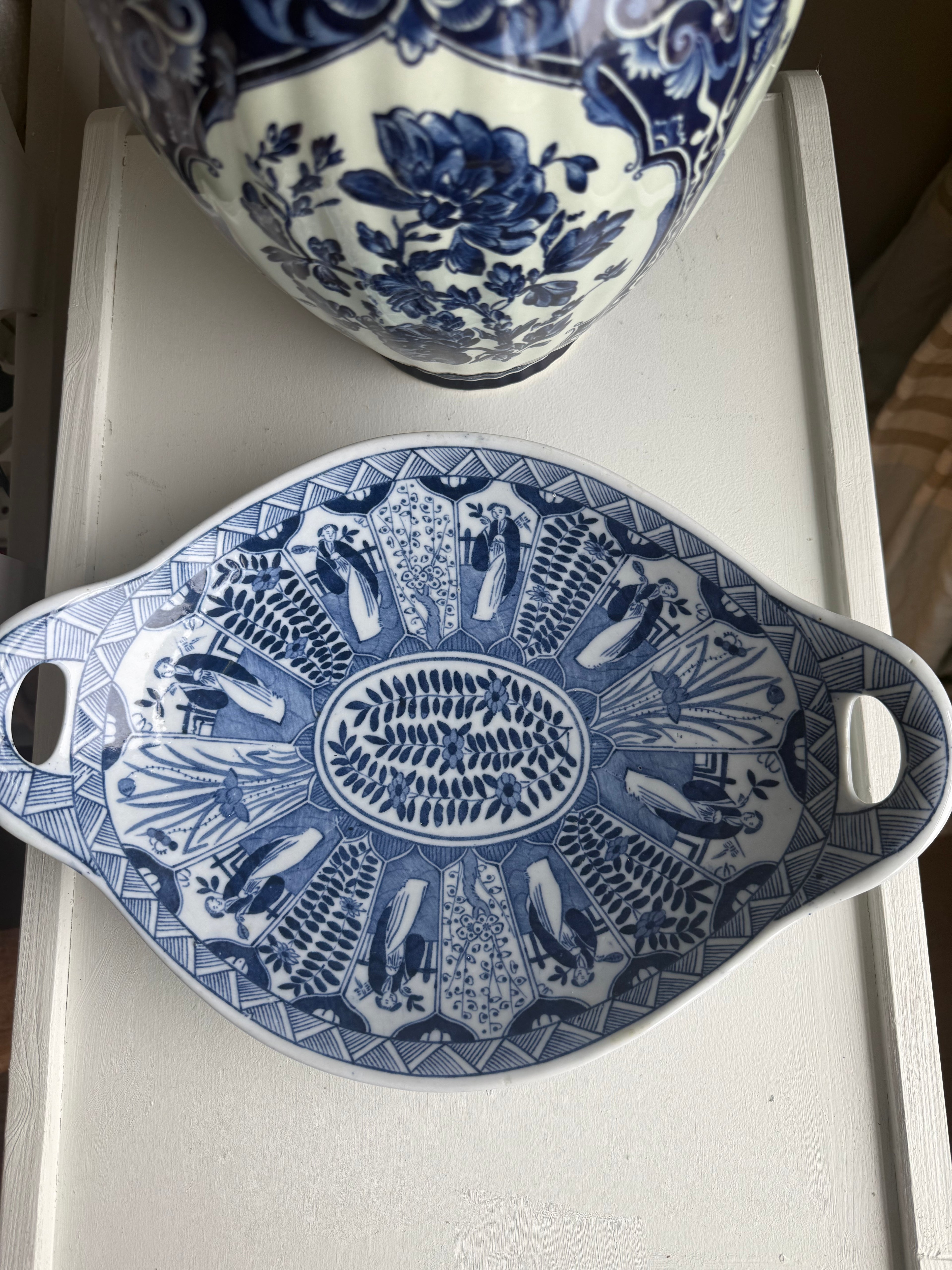 presenteer schaal lange lijs servies