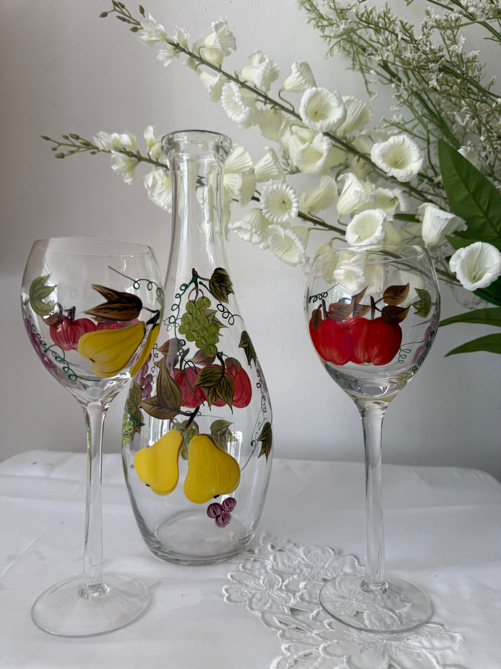 sangria set handgeschlderd