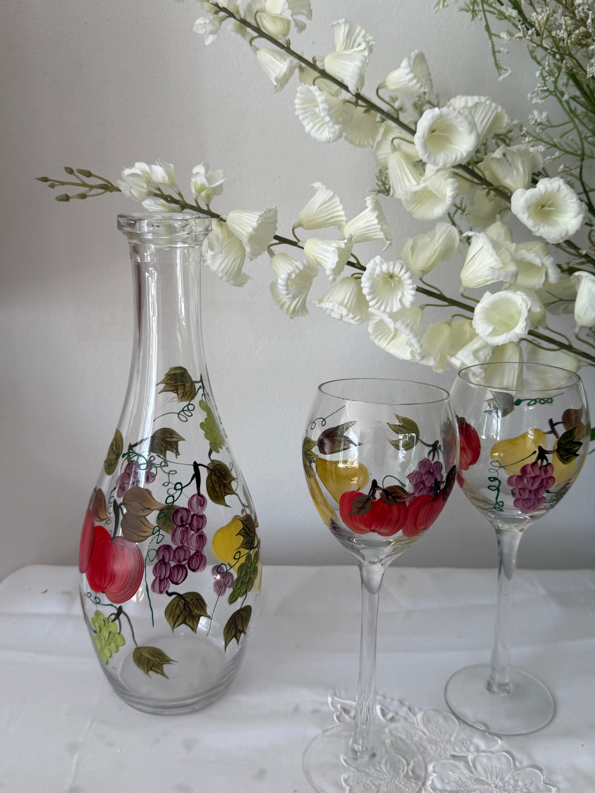 sangria set handgeschlderd