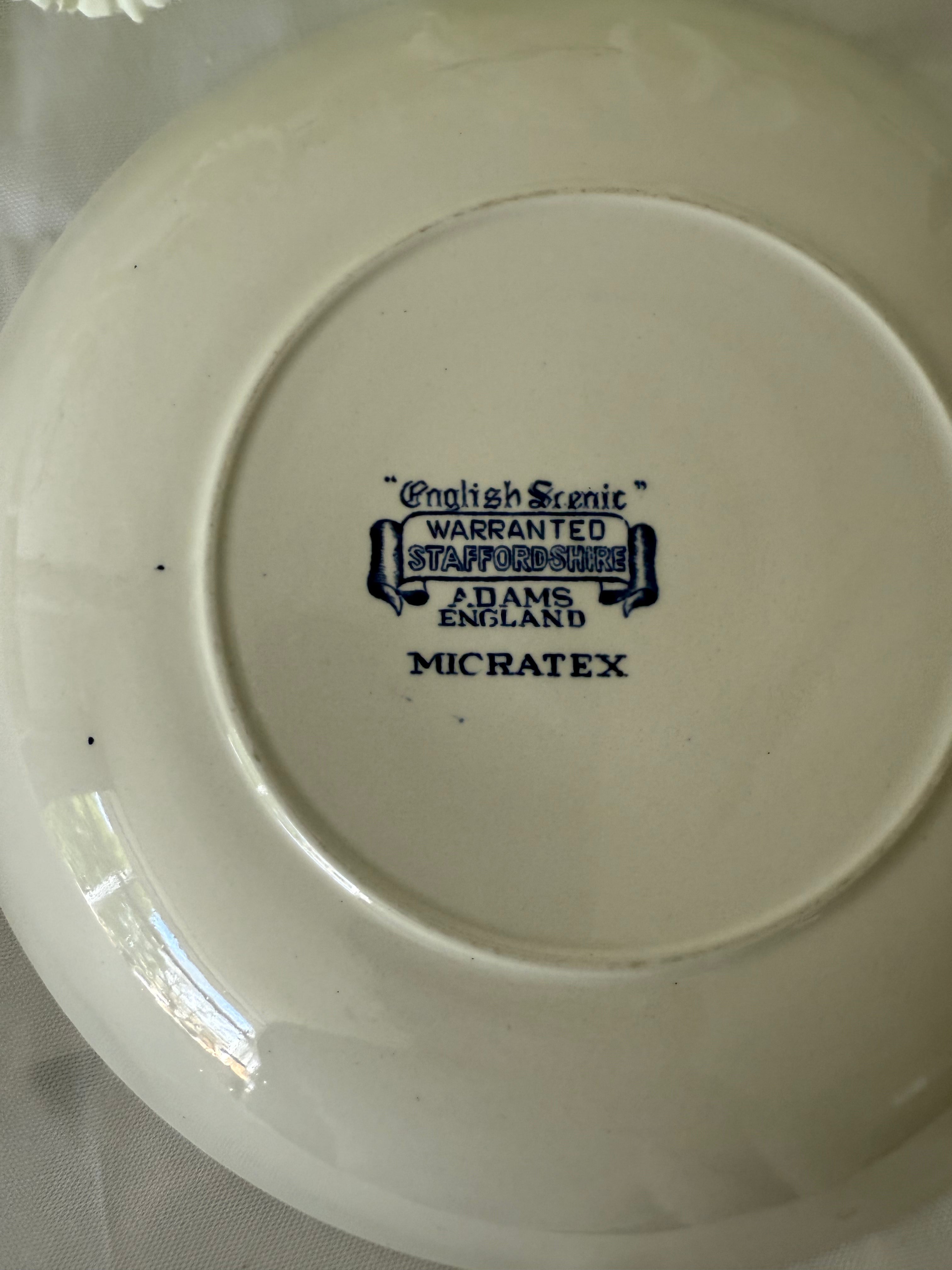 2 soep borden adams england