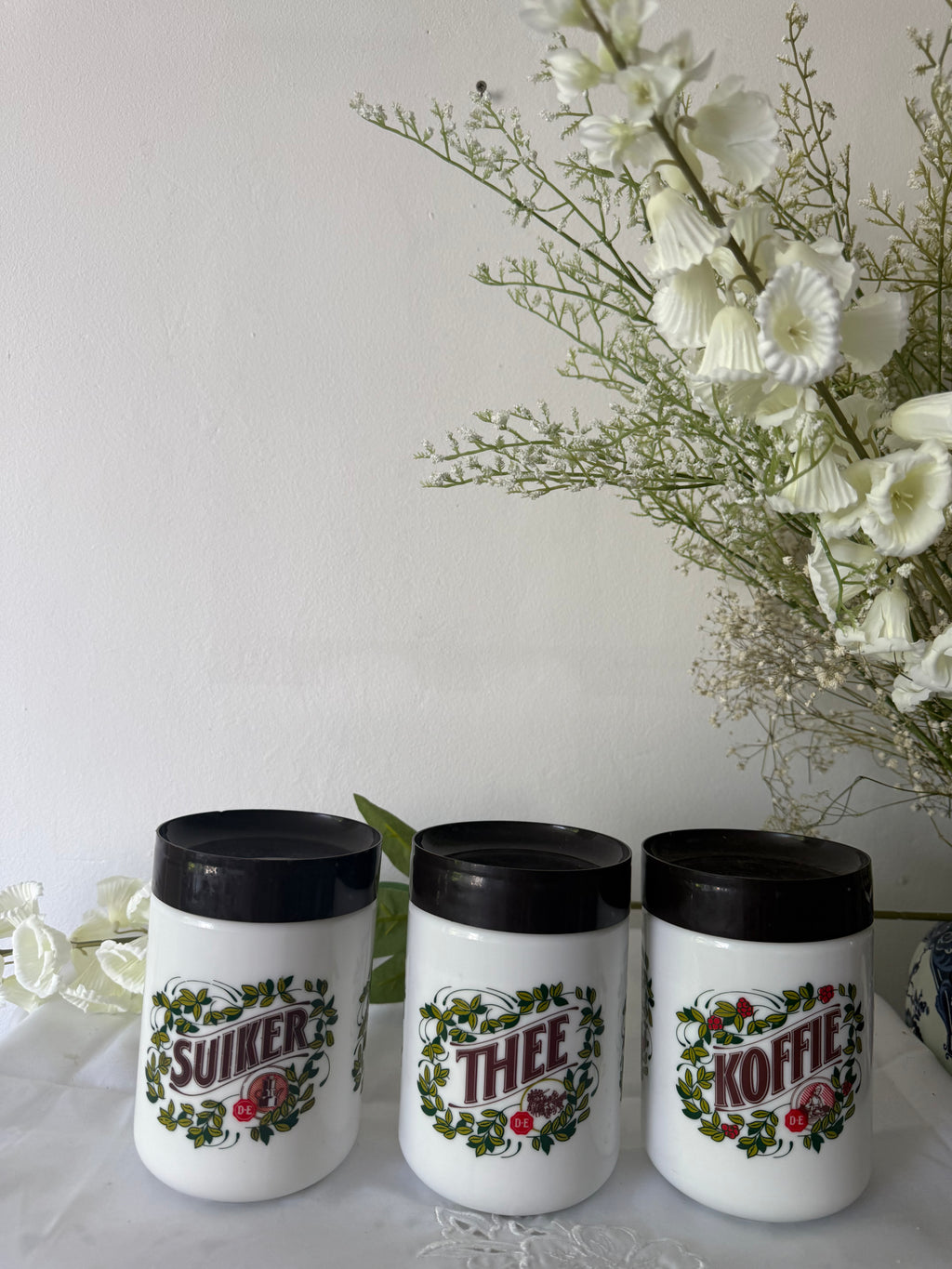 Douwe Egberts jaren ' 70 opbergpotten