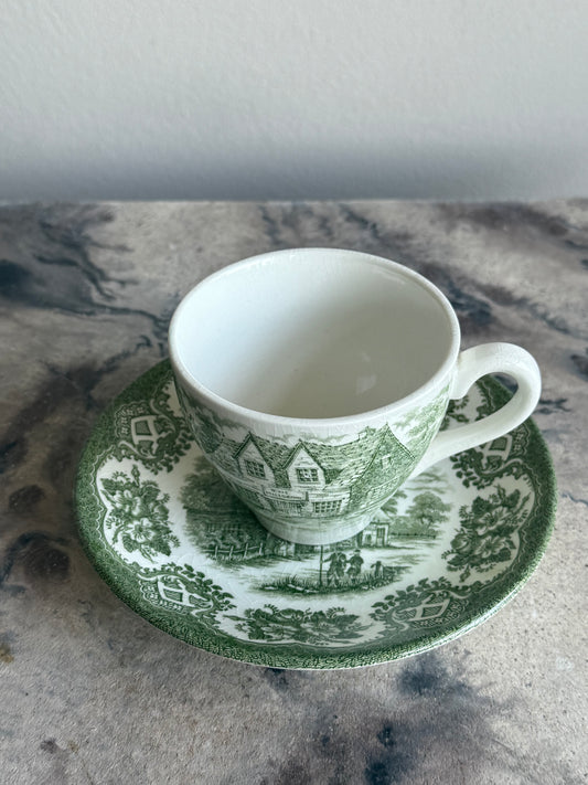 kop+schotel Ironstone 'Old inns' England
