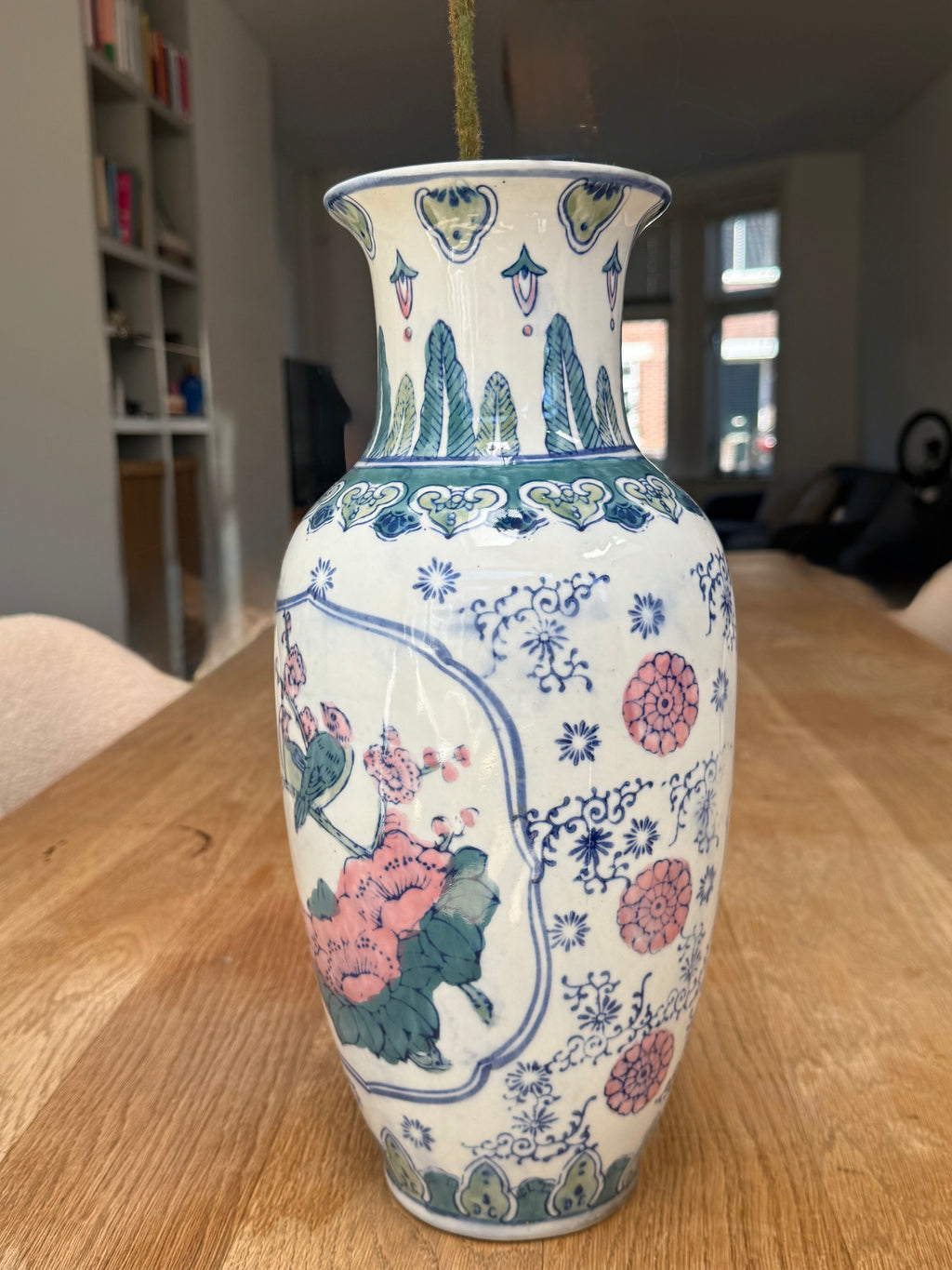 chinese vogel vaas (groot)