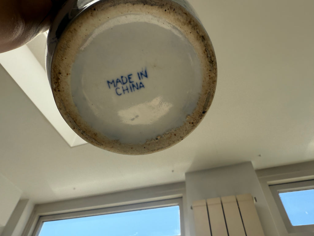 chinese vogel vaas (groot)