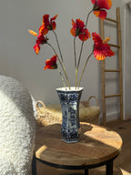 Delfst blauw x boch vaas