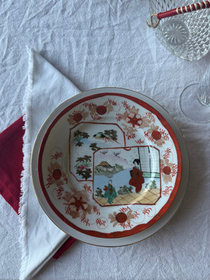 4st. japanse handgeschilderde borden