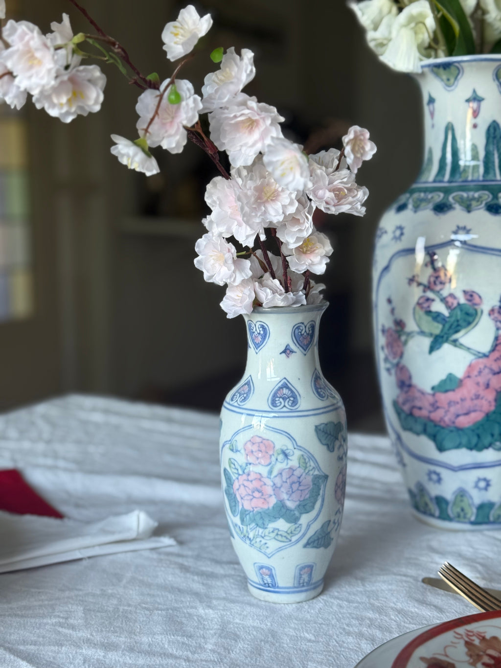 kleine chinese vogel vaas