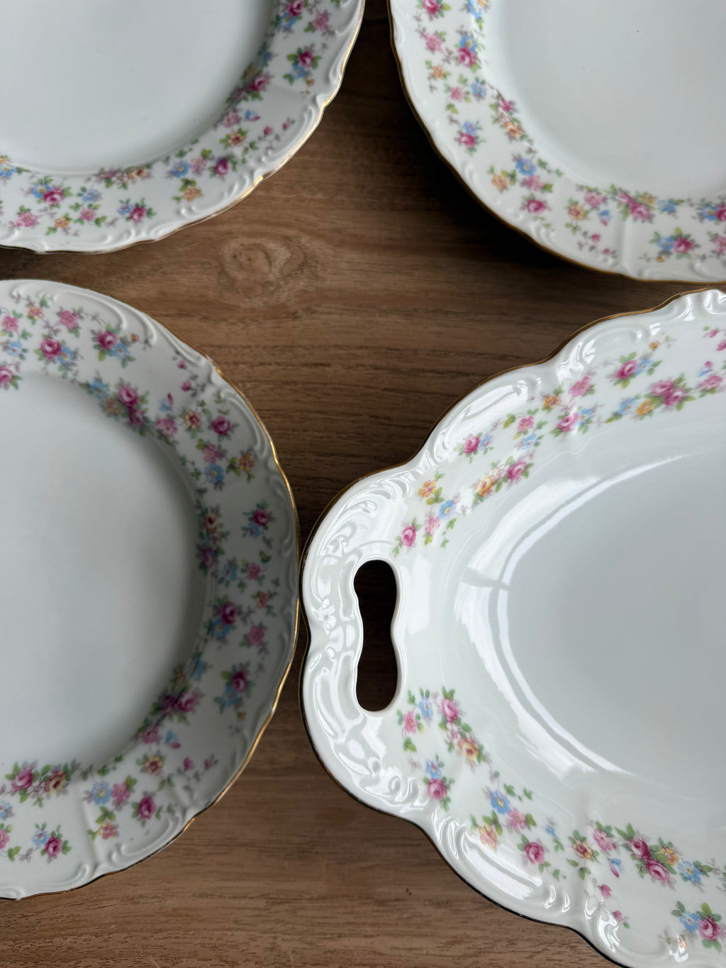 'petite rose' serviesset (6 delig)