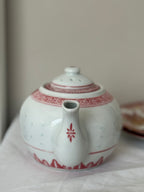 Rode rijstkorrel Theepot uit China