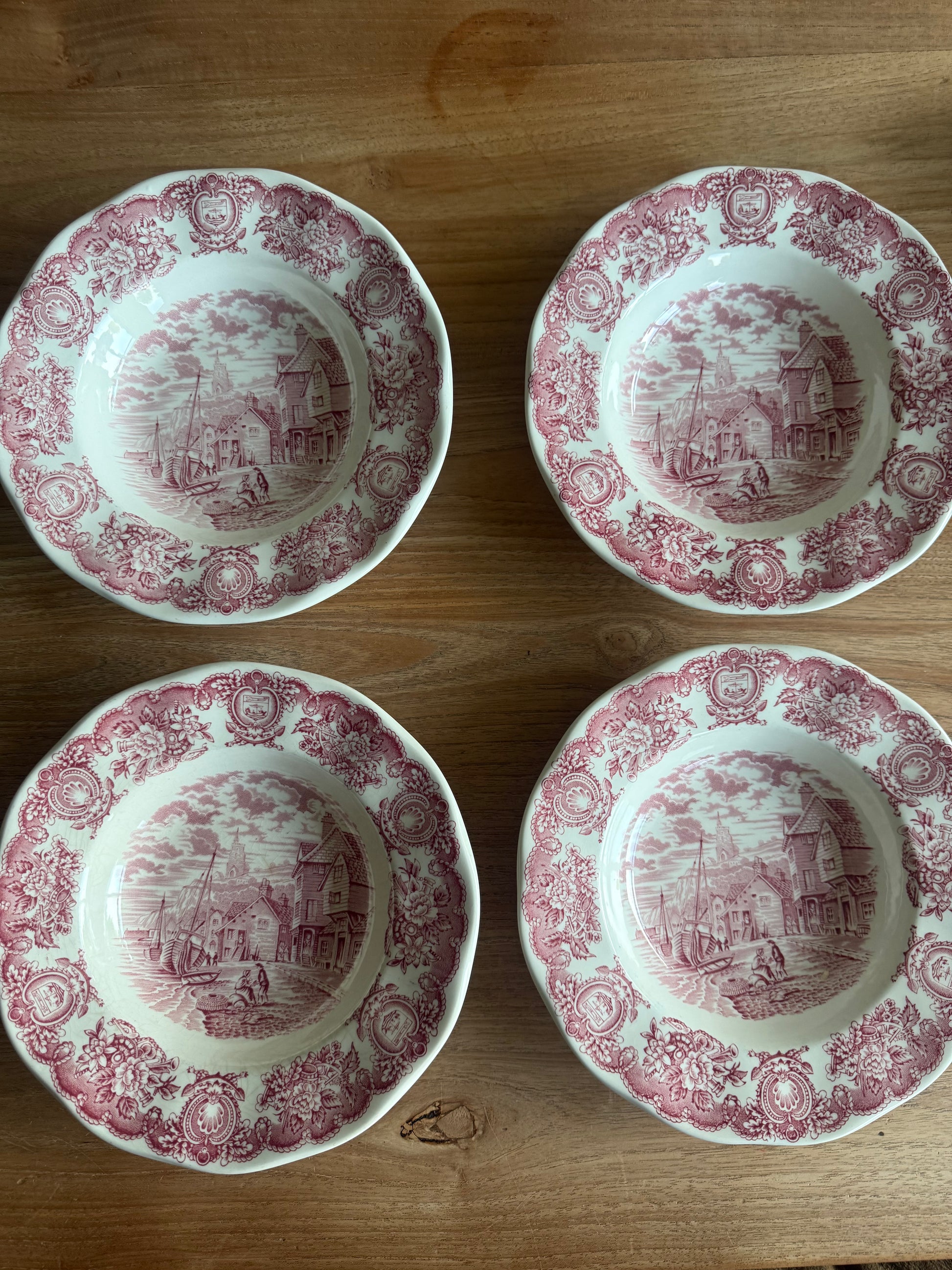 4 diepe borden Bristol Hull ' historical ports of england'