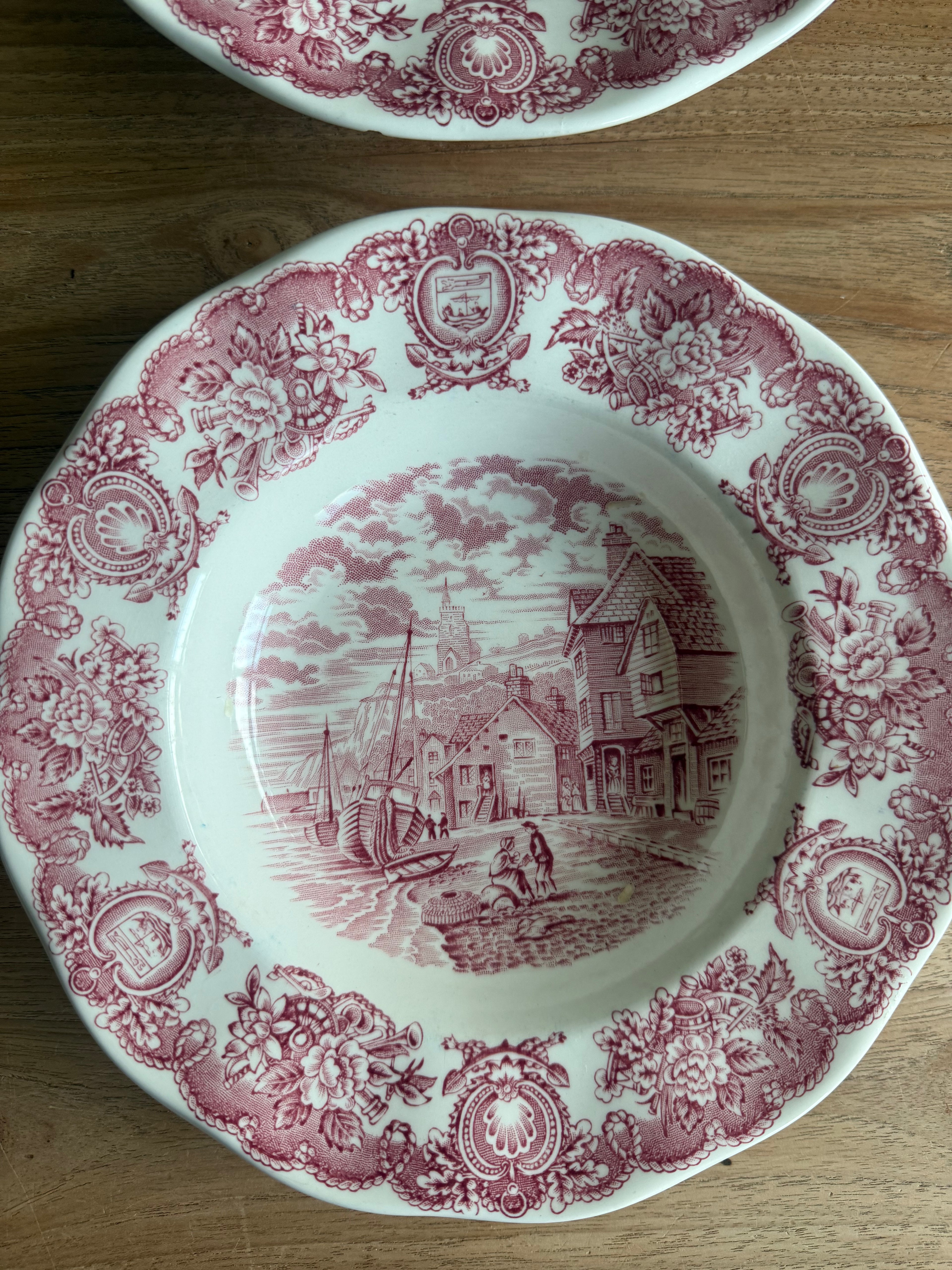 4 diepe borden Bristol Hull ' historical ports of england'