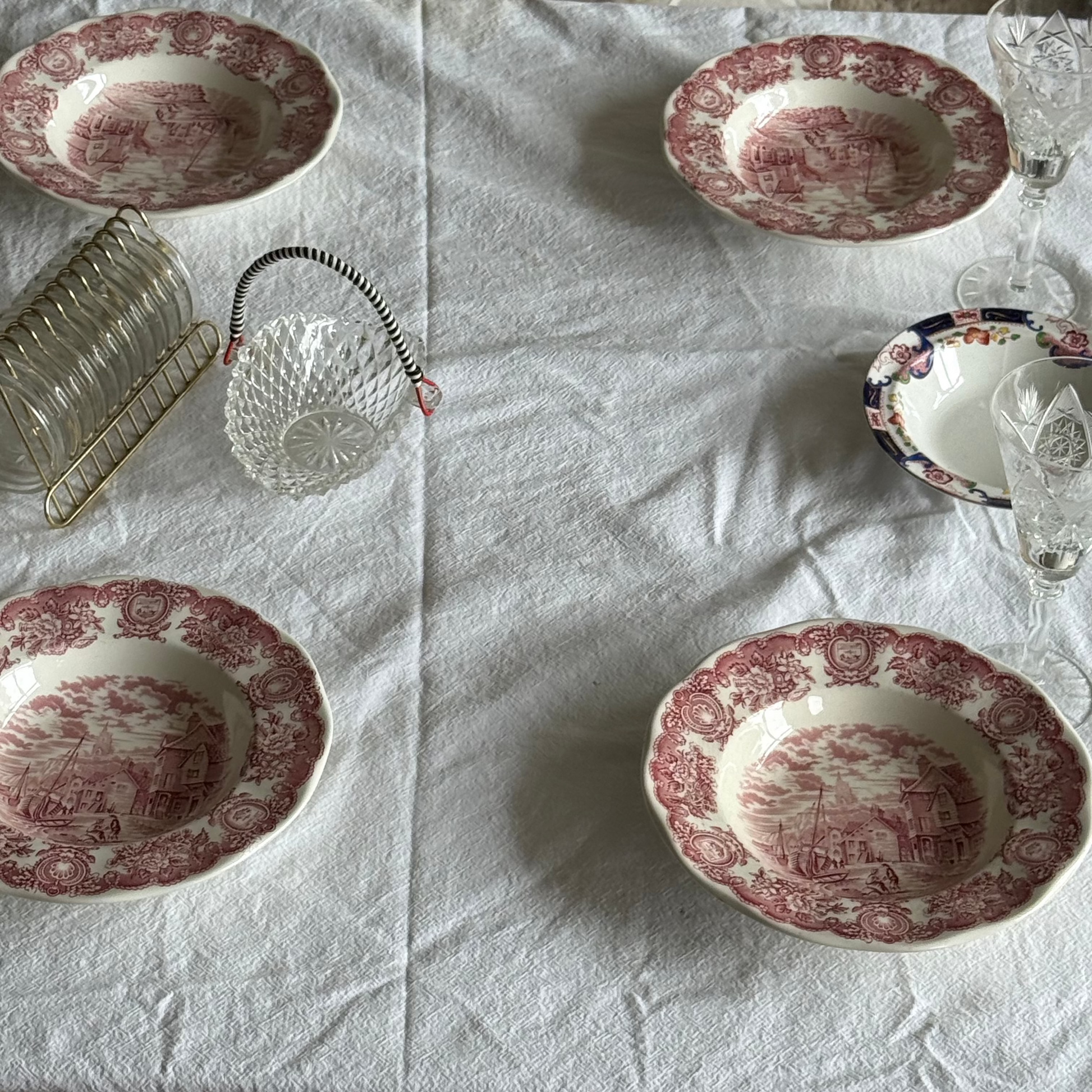 4 diepe borden Bristol Hull ' historical ports of england'