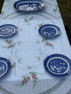 4st. borden 'blue willow' patroon Baker & Co.