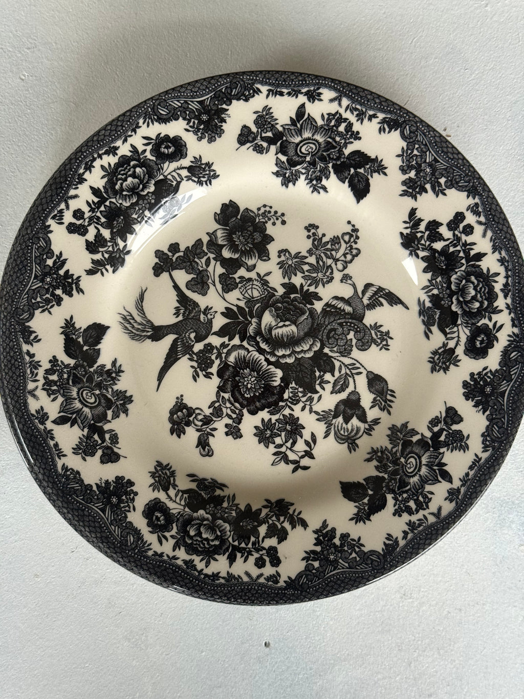 donker grijze bordjes Royal Staffordshire ' Fine earthware'