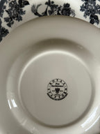 donker grijze bordjes Royal Staffordshire ' Fine earthware'