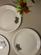 kerst borden besjes 4st.